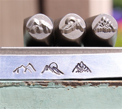 A Supply Guy Design - 8mm Mountain Range Metal Design 2 Stamp Set - SGCH-268374539