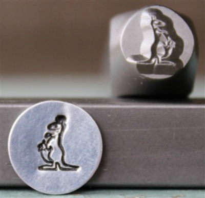 Brand New Supply Guy Design - 8mm Kangaroo & Baby Joey Metal Design Stamp - SGCH-277