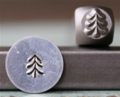 Brand New Supply Guy Design - 5mm Simple Pine Tree 2 Metal Design Stamp - SGCH-279