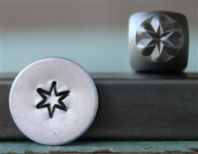 Brand New Supply Guy Design - 5mm 6 Point Star Metal Design Stamp - SGCH-294