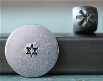 Brand New Supply Guy Design - 3mm 6 Point Star Metal Design Stamp - SGCH-295