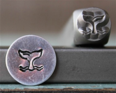 A Supply Guy Design - Whale Tail Metal Design Stamp - SGCH-305