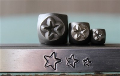 Brand New Supply Guy Design - 7mm, 5mm, 3mm Star Metal Design 3 Stamp Set - SGCH-31327MM