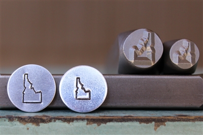 Brand New Supply Guy Design - Idaho US State Metal Design Punch 2 Stamp Set - SGCH-334ID