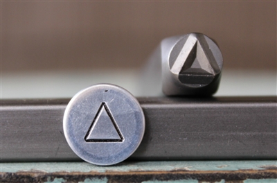 A Supply Guy Design - Triangle Metal Design Stamp - SGCH-397