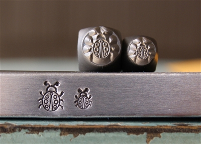 A Supply Guy Design - 6mm and 4mm Ladybug Metal Design 2 Stamp Set - SGCH-408409