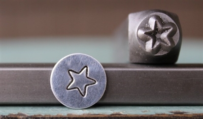Brand New Supply Guy Design - 7mm Star Metal Design Stamp - SGCH-412