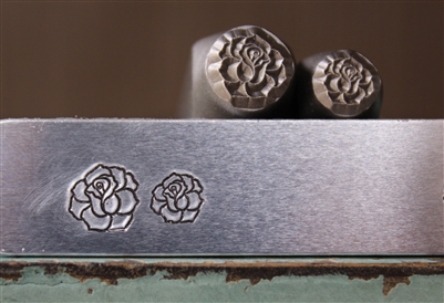 A Supply Guy Design - 6mm and 8mm Rose Flower with no Stem Metal Design 2 Stamp Set - SGCH-418419