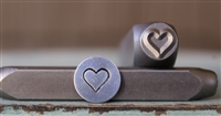 A Supply Guy Design - 7mm Simple Heart Metal Design Stamp - SGCH-425