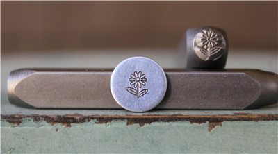 A Supply Guy Design - 6mm Daisy Flower Metal Design Stamp - SGCH-432
