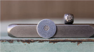 A Supply Guy Design - 3mm Simple Flower Metal Design Stamp - SGCH-437