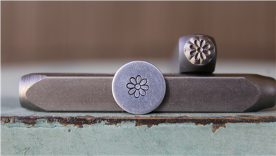A Supply Guy Design - 5mm Simple Flower Metal Design Stamp - SGCH-438