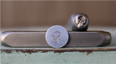 A Supply Guy Design - 6mm Skull Metal Design Stamp - SGCH-440