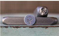 A Supply Guy Design - 8mm Skull Metal Design Stamp - SGCH-441