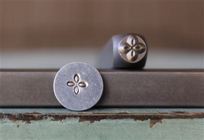 A Supply Guy Design - Simple Flower Marking Pattern Metal Design Stamp - SGCH-453