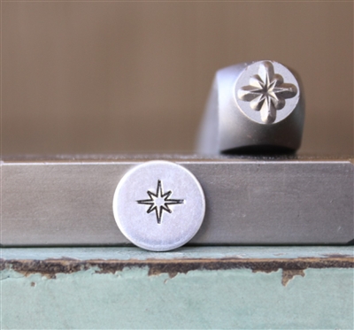 Brand New Supply Guy Design - 7mm Twinkle Star Metal Design Stamp - SGCH-464