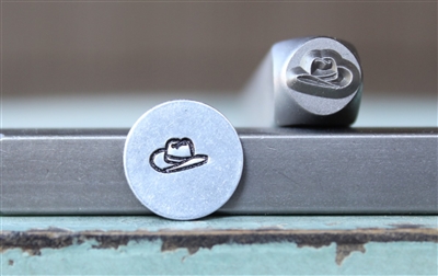 Brand New Supply Guy Design - 6mm Cowboy Hat Metal Design Stamp - SGCH-465