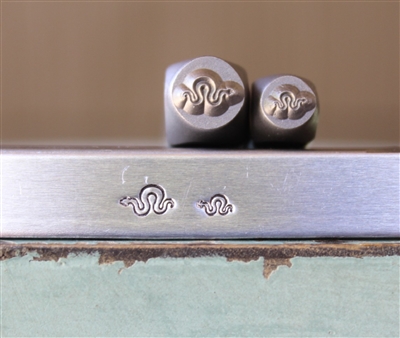 Brand New Supply Guy Design - 6mm and 4mm Southwest Snake Metal Design 2 Stamp Set - SGCH-469470