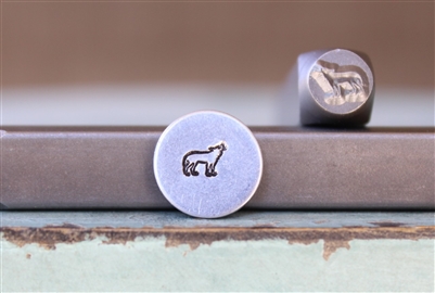 Brand New Supply Guy Design - 5mm Southwest Coyote Metal Design Stamp - SGCH-473