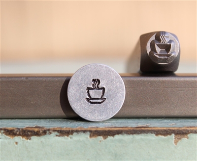 Brand New Supply Guy Design - 5mm Coffee Cup Metal Design Stamp - SGCH-492