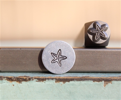 Brand New Supply Guy Design - 6mm Starfish Metal Design Stamp - SGCH-494
