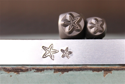 Brand New Supply Guy Design - 4mm/6mm Starfish Metal Design 2 Stamp Set - SGCH-494493