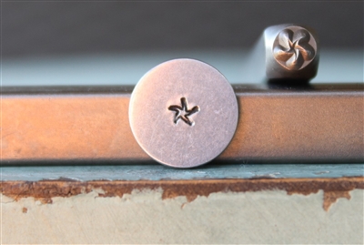 Brand New Supply Guy Design - 3mm Funky Star Metal Design Stamp - SGCH-495