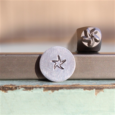 Brand New Supply Guy Design - 5mm Funky Star Metal Design Stamp - SGCH-496