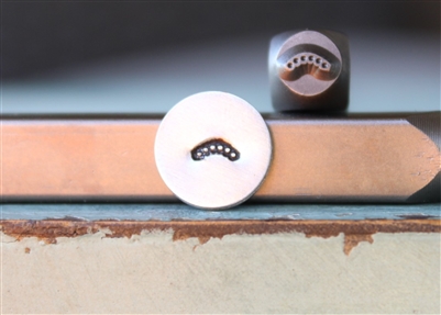 Brand New Supply Guy Design - 5mm Arch of Circles Metal Design Stamp - SGCH-501