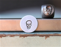 Brand New Supply Guy Design - 6mm Skull Metal Design Stamp - SGCH-502