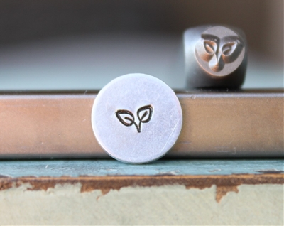 Brand New Supply Guy Design - 5mm Twin Leaves Metal Design Stamp - SGCH-504