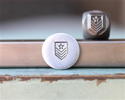 Brand New Supply Guy Design - 6mm Military Stripes Metal Design Stamp - SGCH-508
