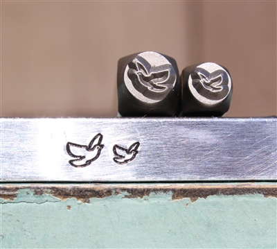 A Supply Guy Design - 4mm and 6mm Flying Dove Metal Design 2 Stamp Set - SGCH-512513