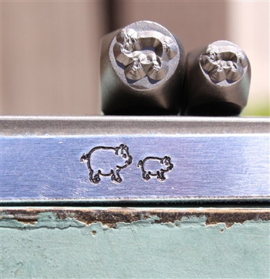 A Supply Guy Design - 5mm and 7mm Pig Metal Design 2 Stamp Set - SGCH-529530