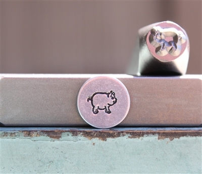 A Supply Guy Design - 7mm Pig Metal Design Stamp - SGCH-530