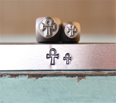 Supply Guy Design - 4mm/6mm Ankh Symbol of Life Metal Design 2 Stamp Set - SGCH-567568