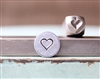 A Supply Guy Design - 6mm Heart Metal Design Stamp - SGCH-575