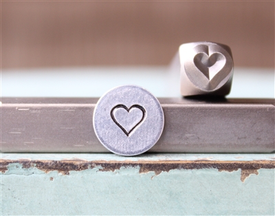 A Supply Guy Design - 6mm Heart Metal Design Stamp - SGCH-575