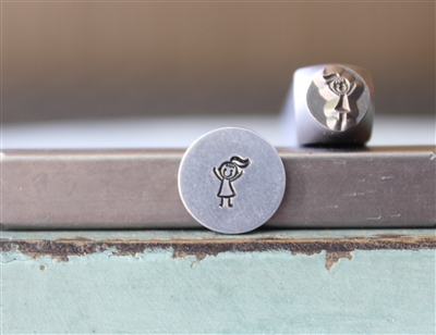 Brand New Supply Guy Design - 6mm Girl Metal Design Stamp - SGCH-584