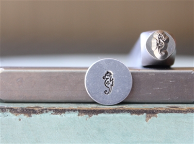 Brand New Supply Guy Design - 6mm Seahorse Metal Design Stamp - SGCH-587