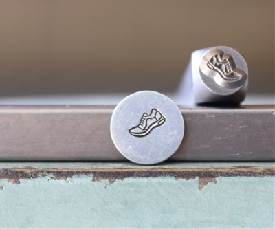 Brand New Supply Guy Design - 6mm Running Shoe (left facing)  Metal Design Stamp - SGCH-594