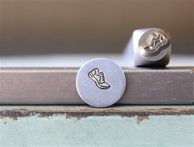 Brand New Supply Guy Design - 6mm Running Shoe (right facing)  Metal Design Stamp - SGCH-595