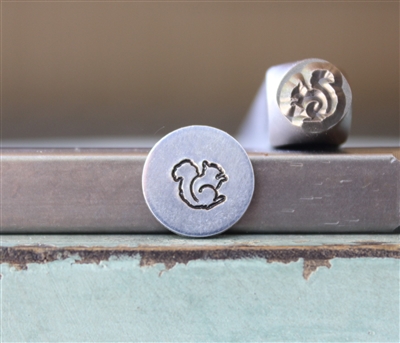 Brand New Supply Guy Design - 6mm Squirrel  Metal Design Stamp - SGCH-596