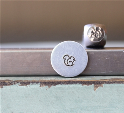 Brand New Supply Guy Design - 4mm Squirrel  Metal Design Stamp - SGCH-597