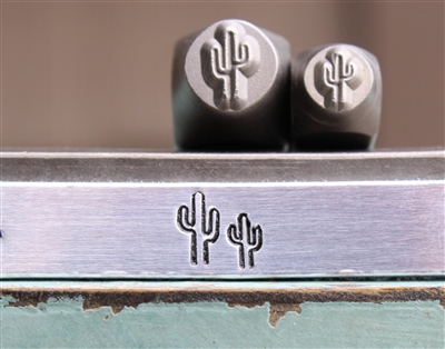 A Supply Guy Design - 7mm and 5mm Southwest Cactus Metal Design 2 Stamp Set - SGCH-60429