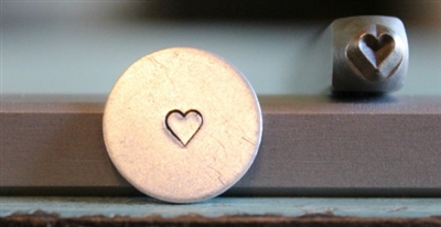 A Supply Guy Design - Small Heart Metal Design Stamp - SGCH-78