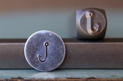 Brand New Supply Guy Design - Fishing Hook Metal Design Stamp - SGCH-81