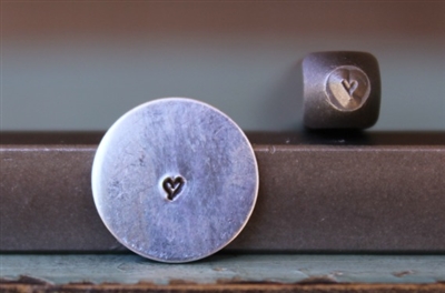 Brand New Supply Guy Design - 1.5mm Jenna Sue Heart Metal Design Stamp - SGCH-86