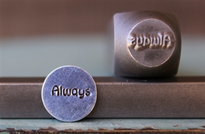 Brand New Supply Guy Design - "Always" Word Metal Design Stamp - SGCH-93
