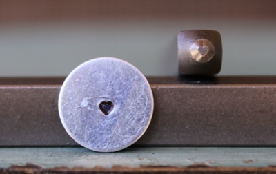 Brand New Supply Guy Design - 1.5mm Solid Heart Metal Design Stamp - SGCH-97